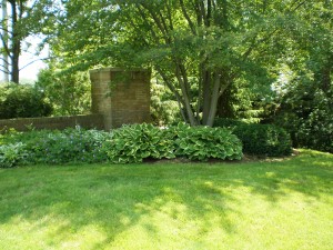 Entranceway in natural setting