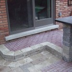 Paver Steps Installed