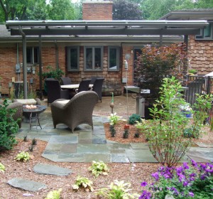 patio with pergola