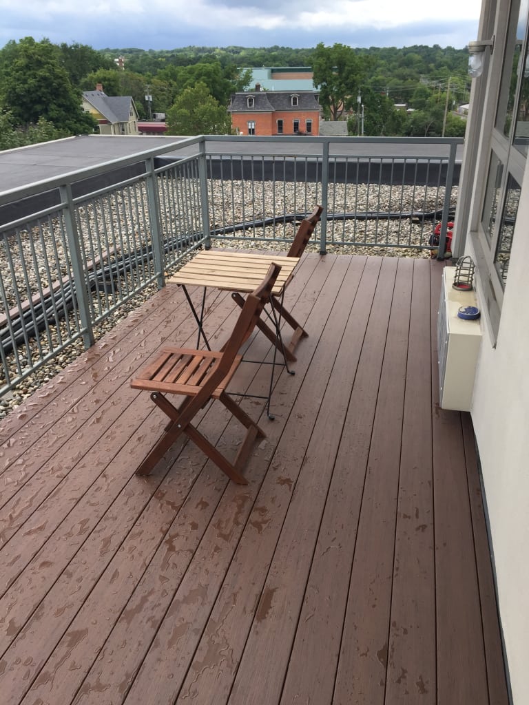 Composite Deck Downtown Ann Arbor Condo