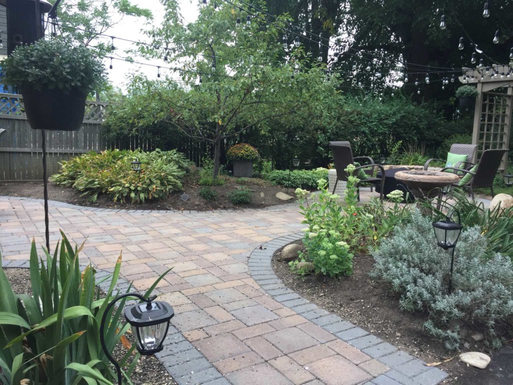 Paver walkway access