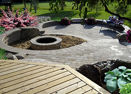 Hardscape project done by Twin Oaks Landscape
