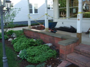 Twin Oaks Landscape Porch Project