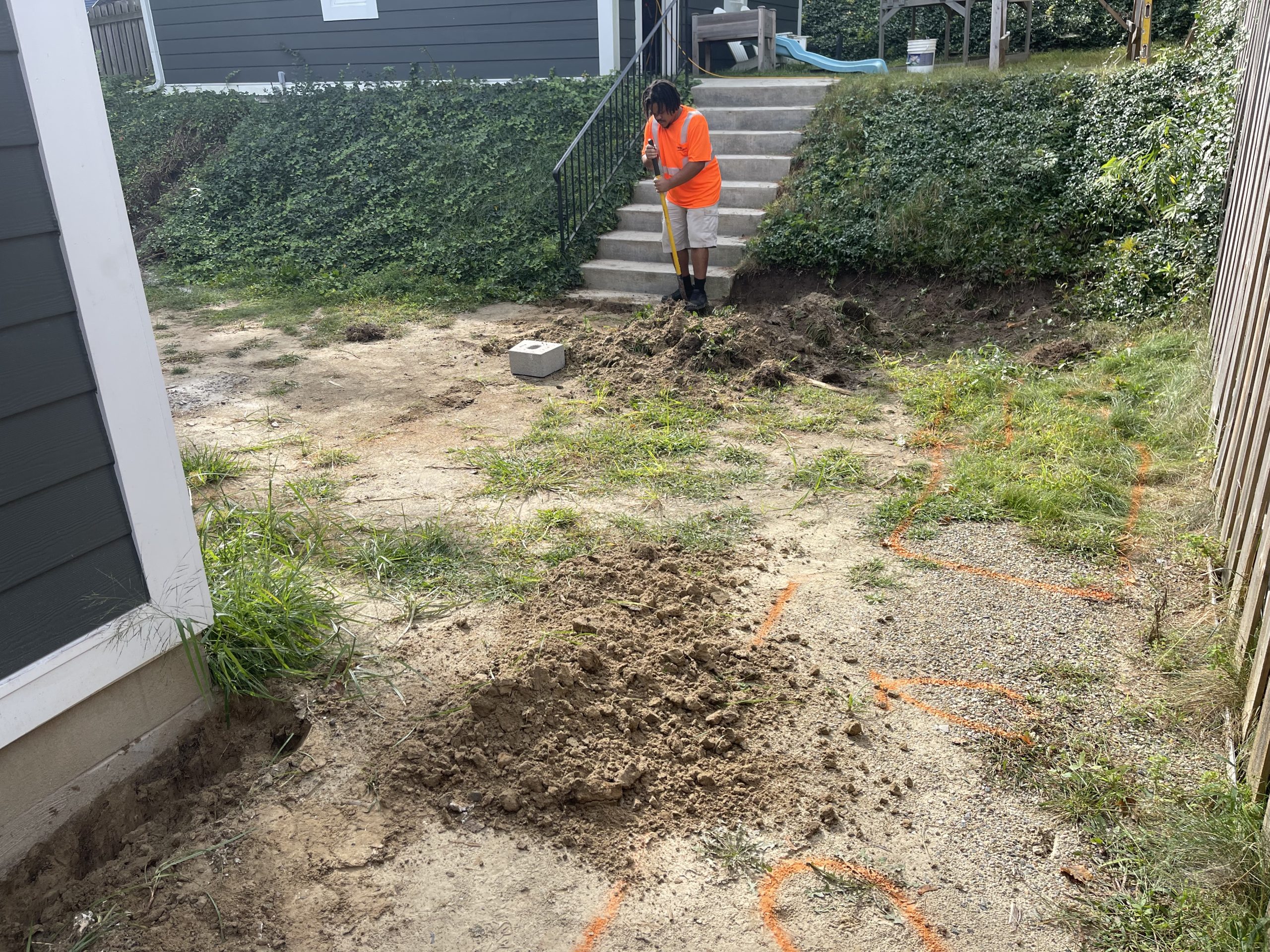 Before photo of Patio Project by Twin Oaks Landscape in Ann Arbor, Michigan